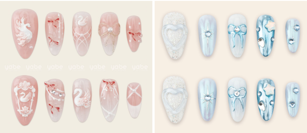 Nhẹ nhàng, nữ tính là màu chủ đạo cho nailbox cung hoàng đạo Thiên Bình