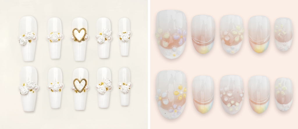 Nailbox cung hoàng đạo Xử Nữ tone màu trung tính ưa nhìn