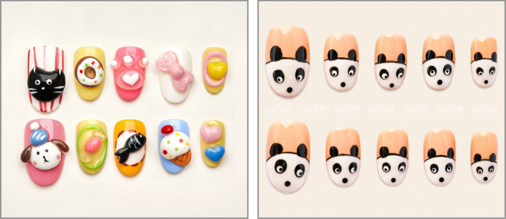 Nailbox vẽ hình hoạt hình dễ thương